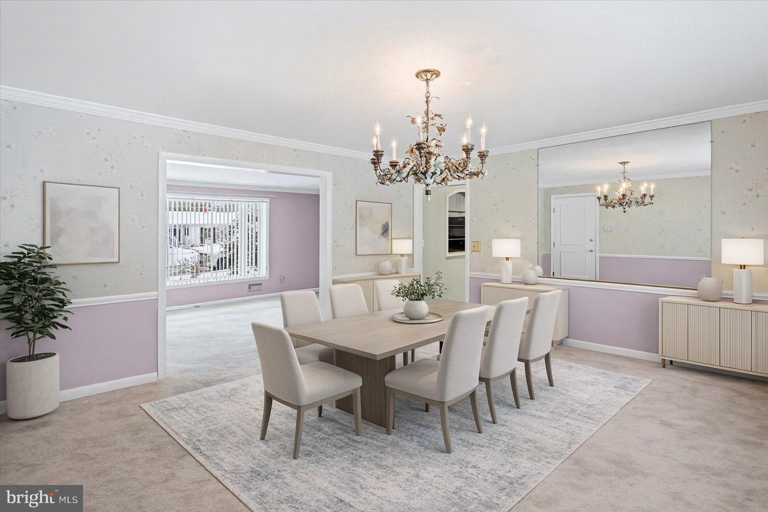 1004 Dunblane Road Baltimore, MD 21286 - Photo 15 of 60 Dining Room Staged