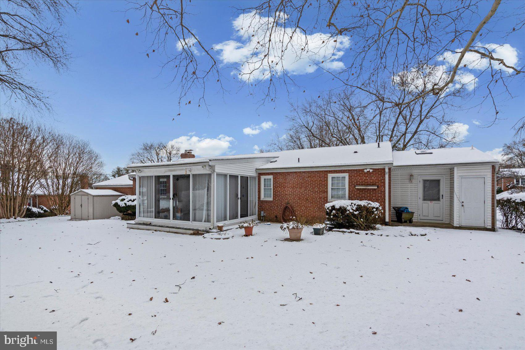 1004 Dunblane Road Baltimore, MD 21286 - Photo 45 of 60 a view of a house with a snow in the yard