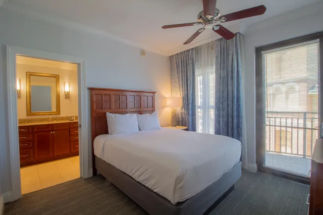 a view of city from a balcony