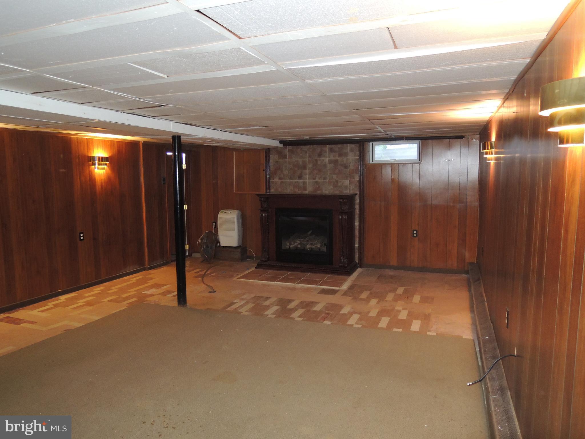 1520 Foster Road Warminster, PA 18974 - Photo 14 of 32 Basement Family Room with Gas Fireplace