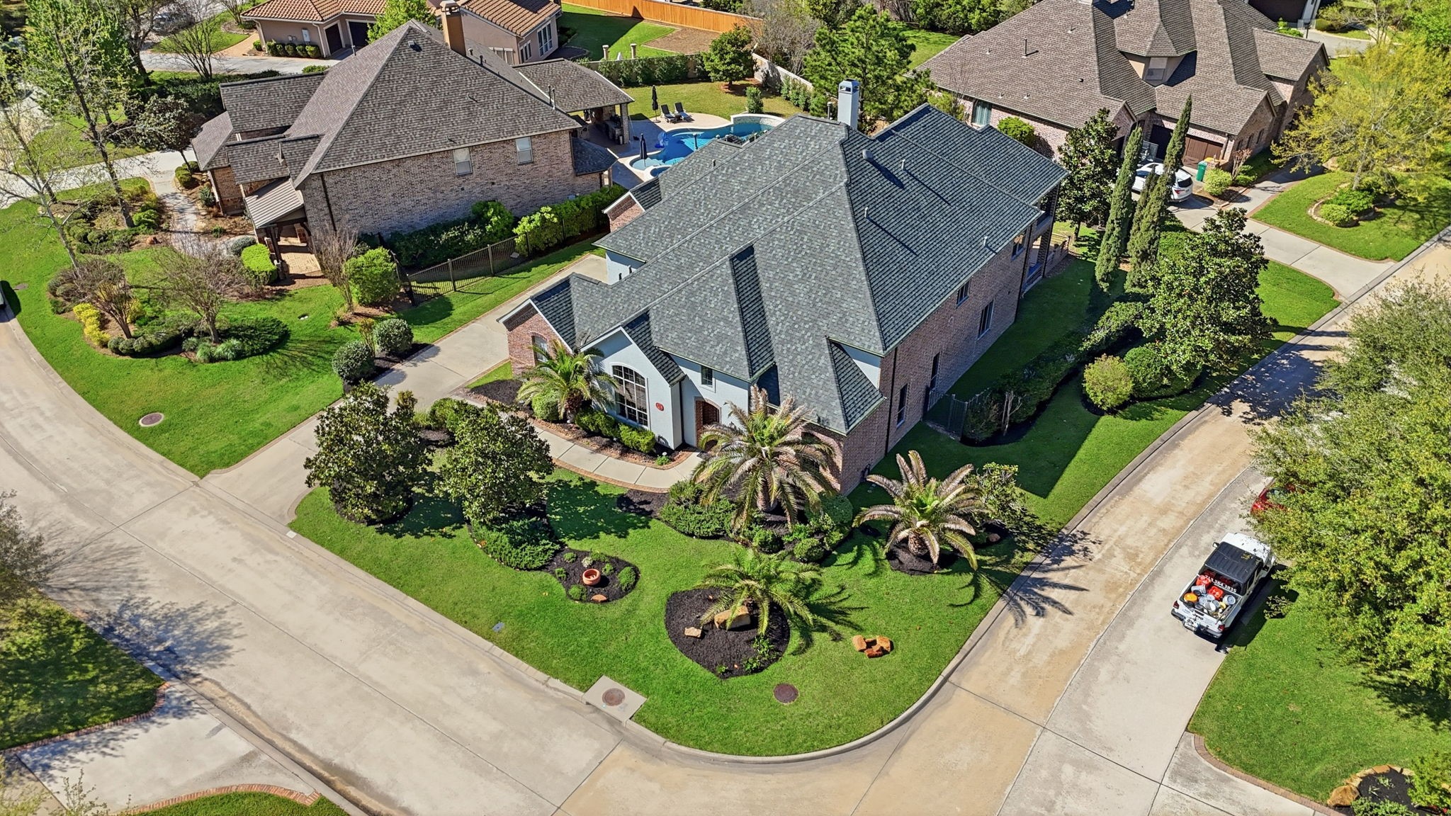 223 South Bauer Point Circle Spring, TX 77389 - Photo 43 of 50 an aerial view of a house