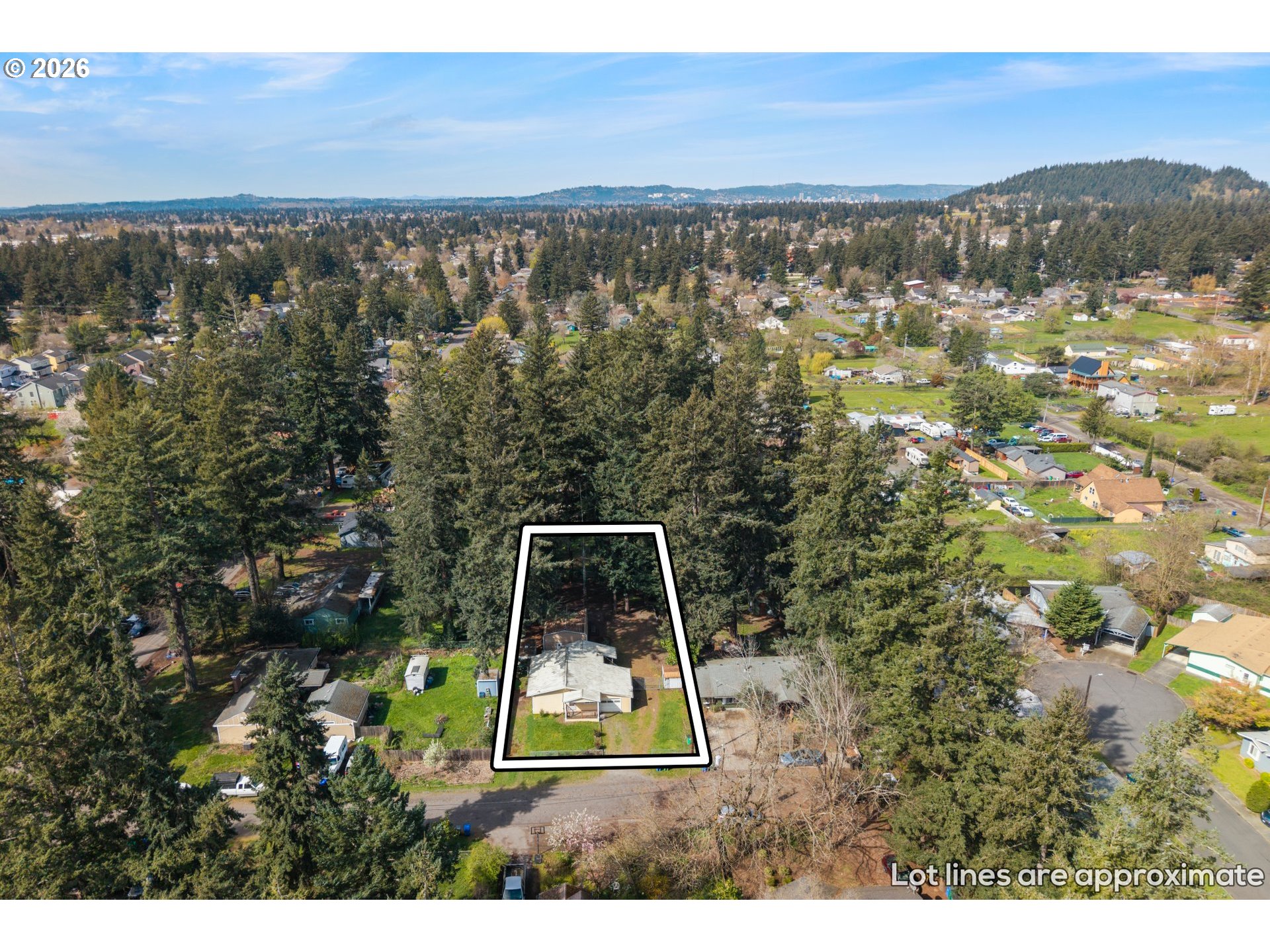 4925 Southeast 133rd Avenue Portland, OR 97236 - Photo 31 of 33 Approximate Property Lines