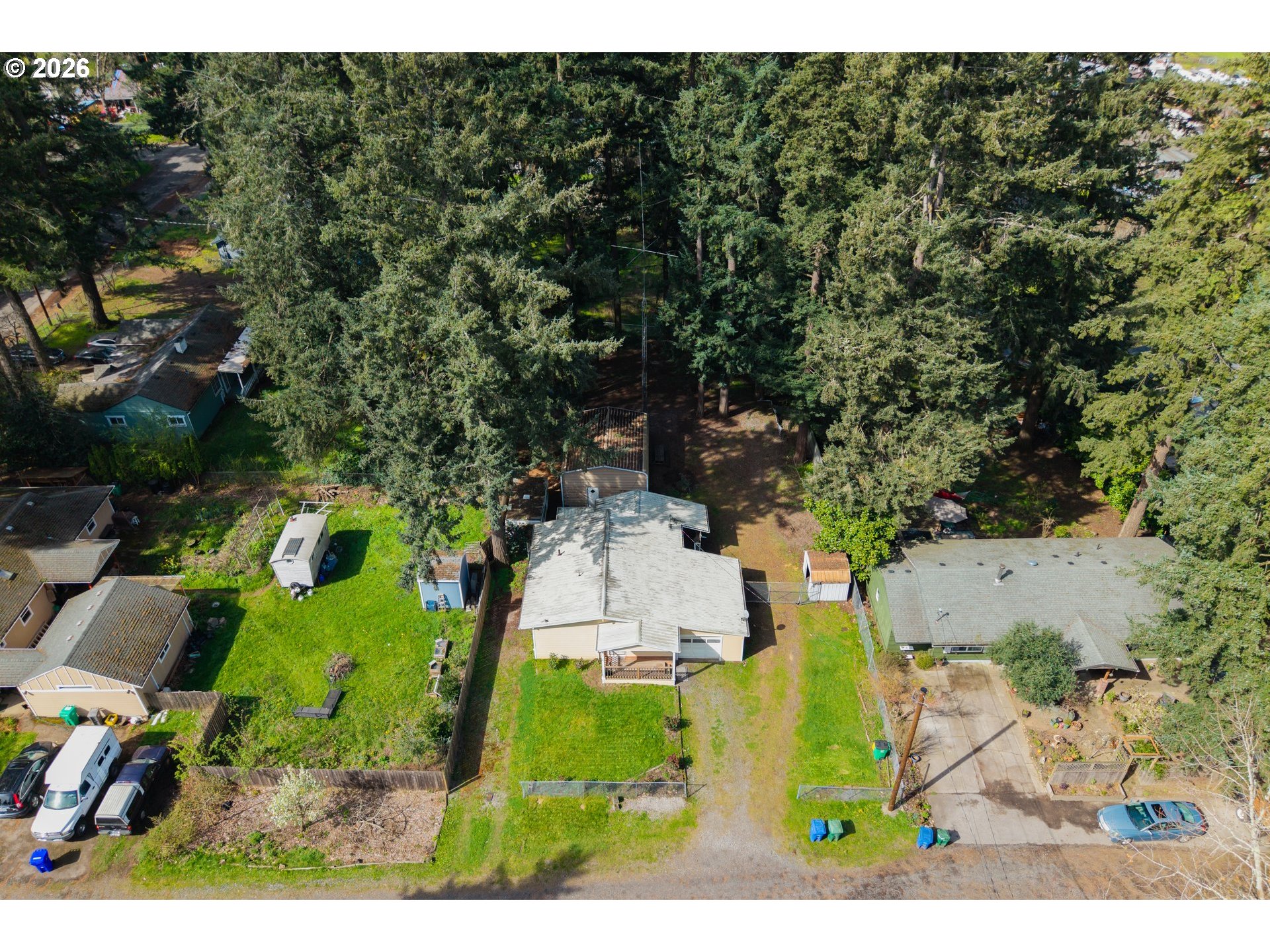 4925 Southeast 133rd Avenue Portland, OR 97236 - Photo 32 of 33 Drone View/UAV