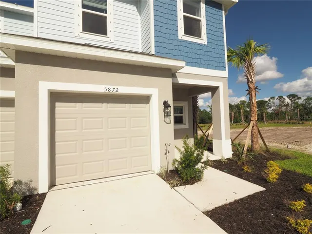 a view of a entryway door front of house