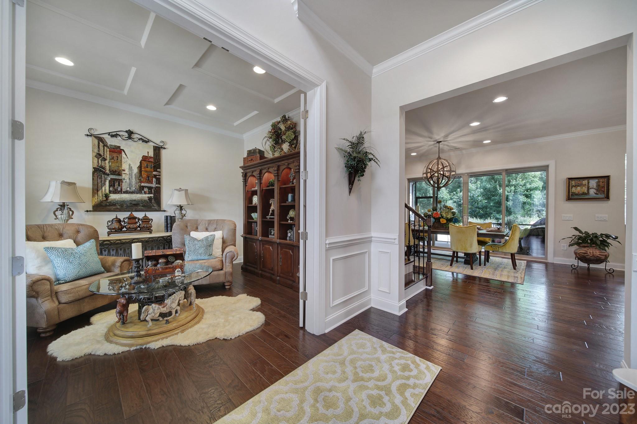1356 Afton Way Fort Mill, SC 29708 - Photo 5 of 46 a living room with furniture and wooden floor