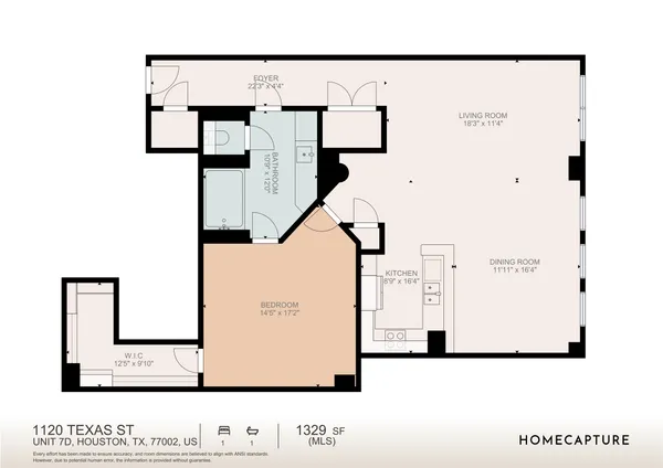 $265,000 | 1120 Texas Street, Unit 7D, Houston, TX 77002