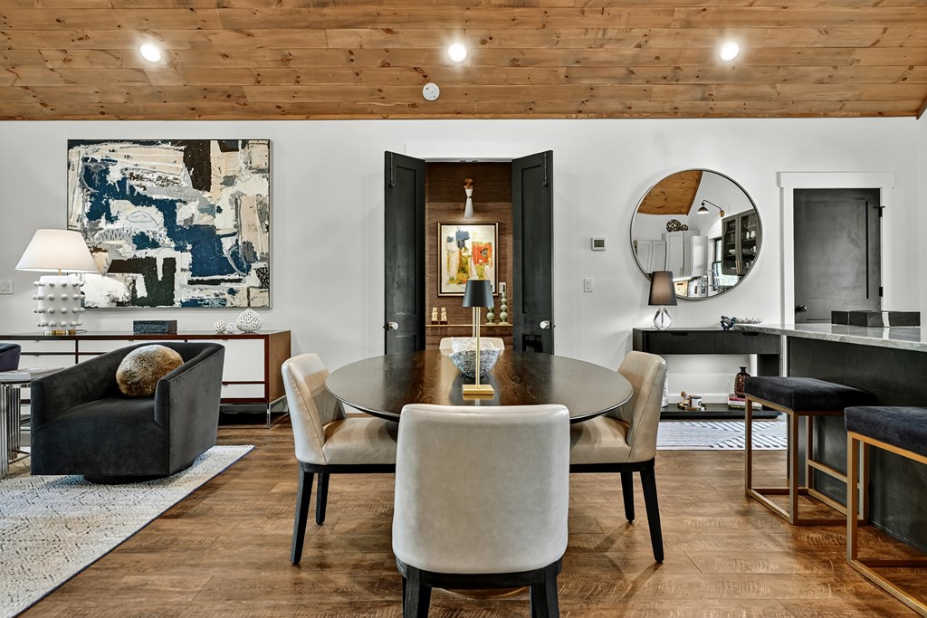 141 Long View Lane Blue Ridge, GA 30513 - Photo 15 of 61 a living room with furniture and a mirror