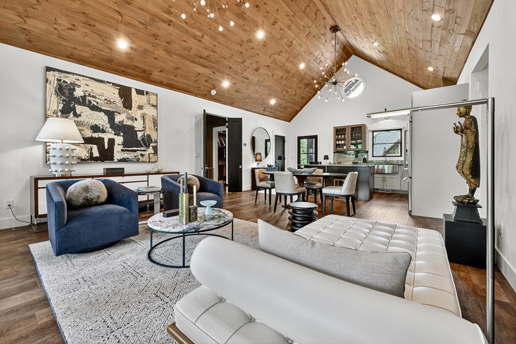 141 Long View Lane Blue Ridge, GA 30513 - Photo 19 of 61 a living room with furniture and a flat screen tv
