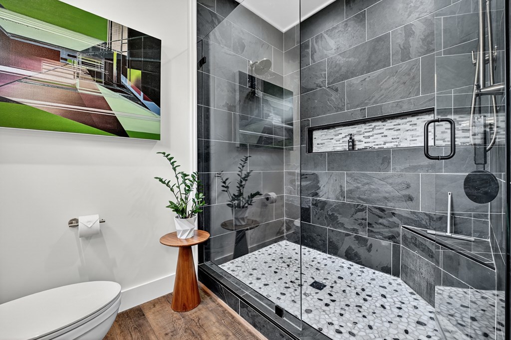 141 Long View Lane Blue Ridge, GA 30513 - Photo 32 of 61 a bathroom with a sink toilet and shower