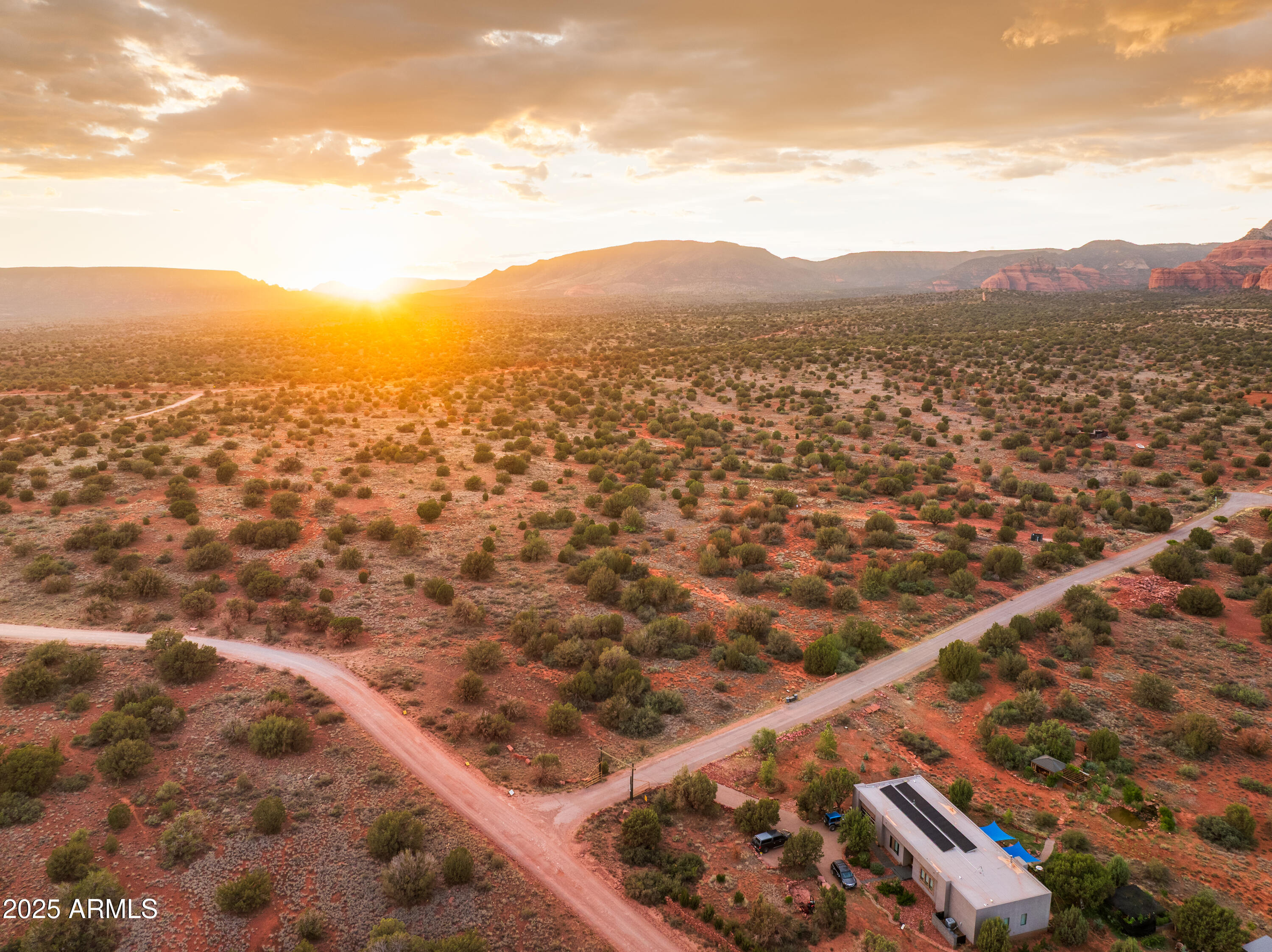 55 Estrella Road, Unit 5 Sedona, AZ 86336 - Photo 19 of 61 an aerial view of residential houses with outdoor space