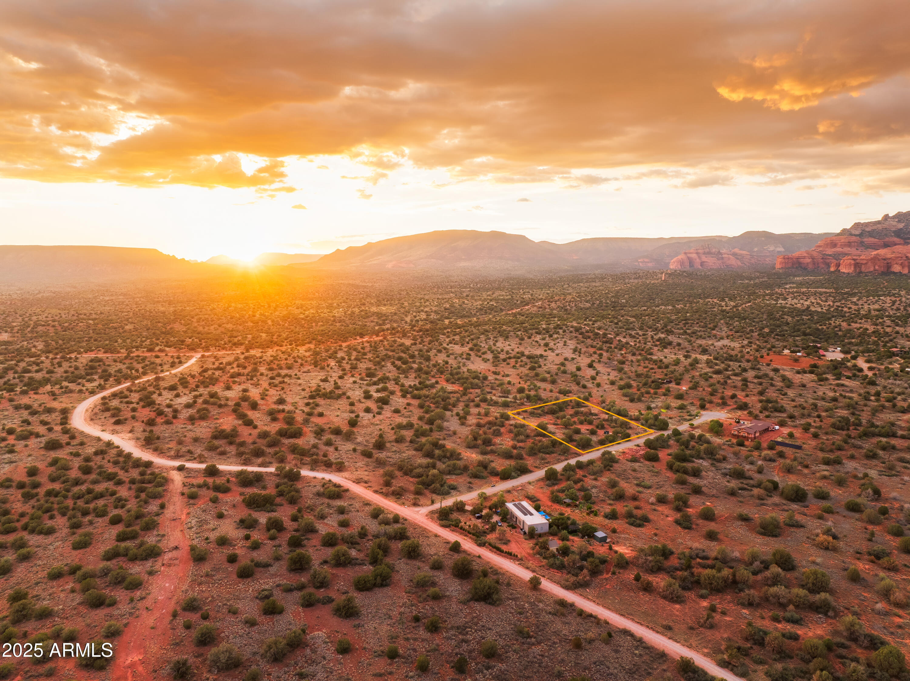 55 Estrella Road, Unit 5 Sedona, AZ 86336 - Photo 2 of 61 an aerial view of house with yard and mountain view in back