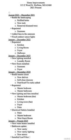 $294,900 | 113 East Wood Street, Shelbina, MO 63468