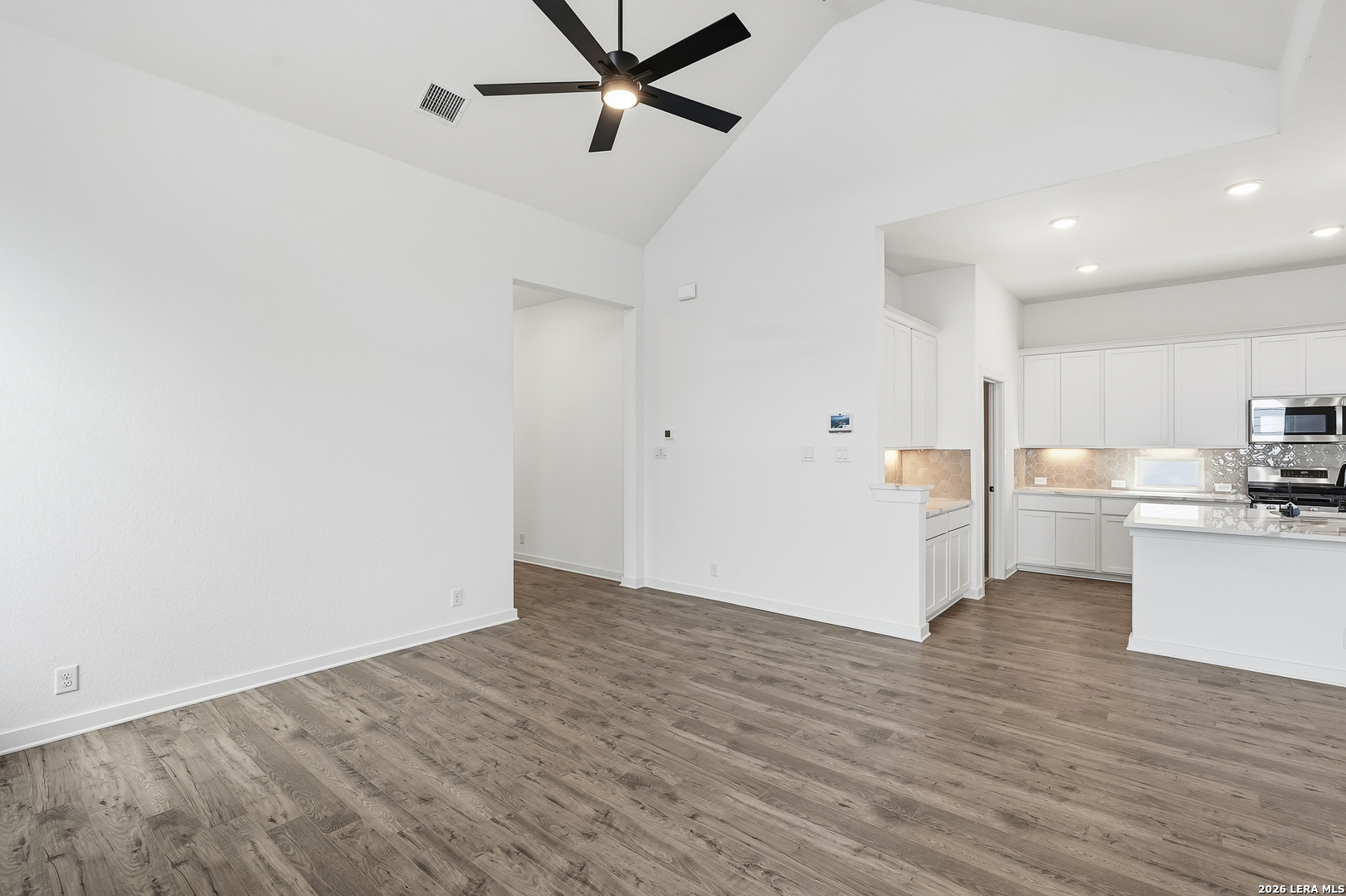 9414 Chatside Schertz, TX 78154 - Photo 10 of 37 a view of a kitchen with wooden floor