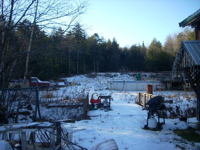 515 Center Road Savoy, MA 01256 - Photo 3 of 5 a view of backyard with seating space and barbeque oven