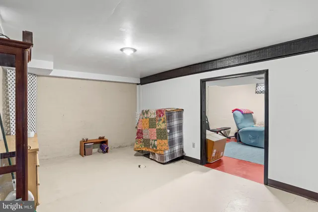 a view of game room with gym equipment