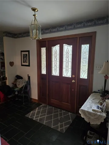 a view of a livingroom with furniture