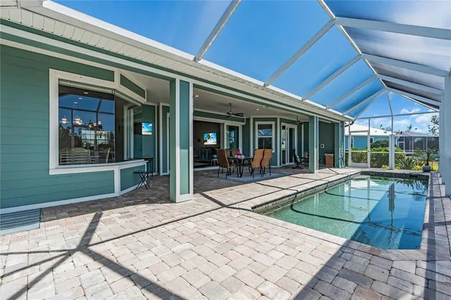 a view of a house with sitting area