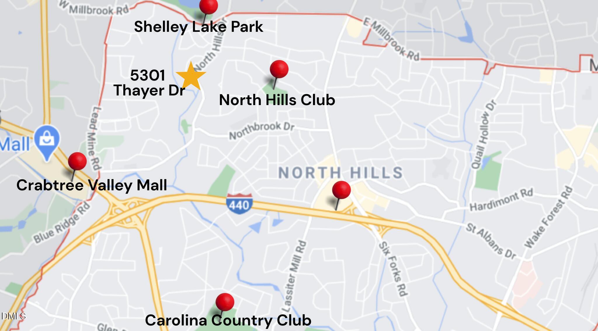 5301 Thayer Drive Raleigh, NC 27612 - Photo 2 of 7