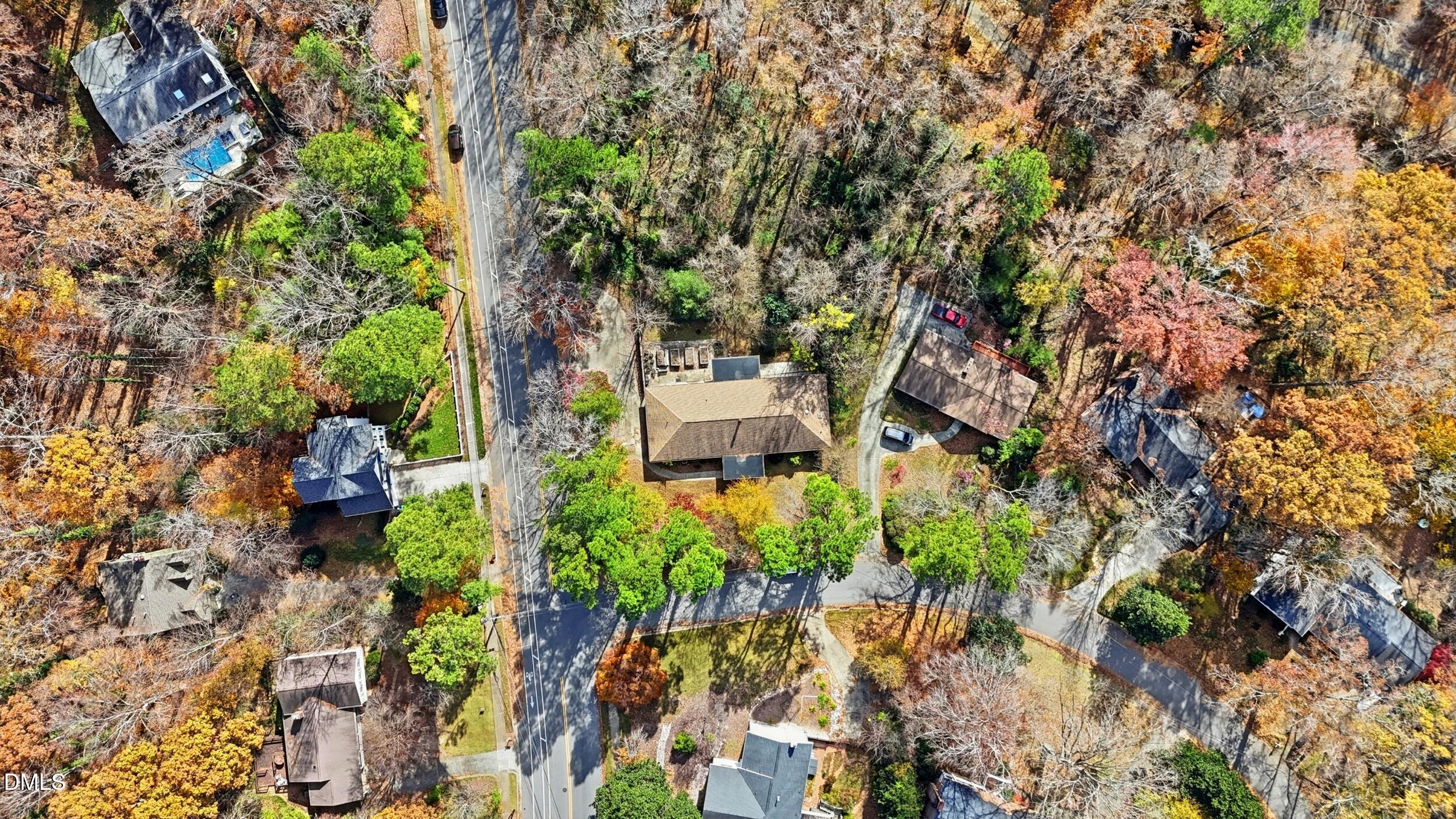 5301 Thayer Drive Raleigh, NC 27612 - Photo 4 of 7 view of a garden with plants and trees