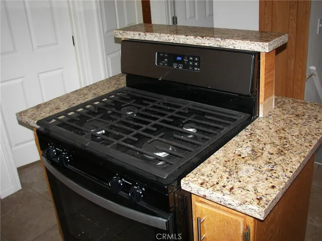 a close up of a stove