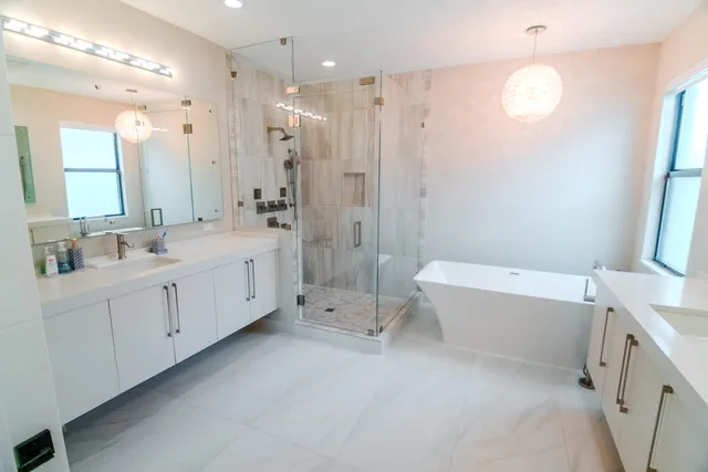 a house view with a outdoor space