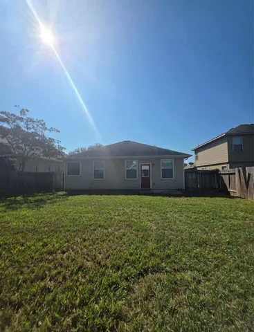 a backyard of a house