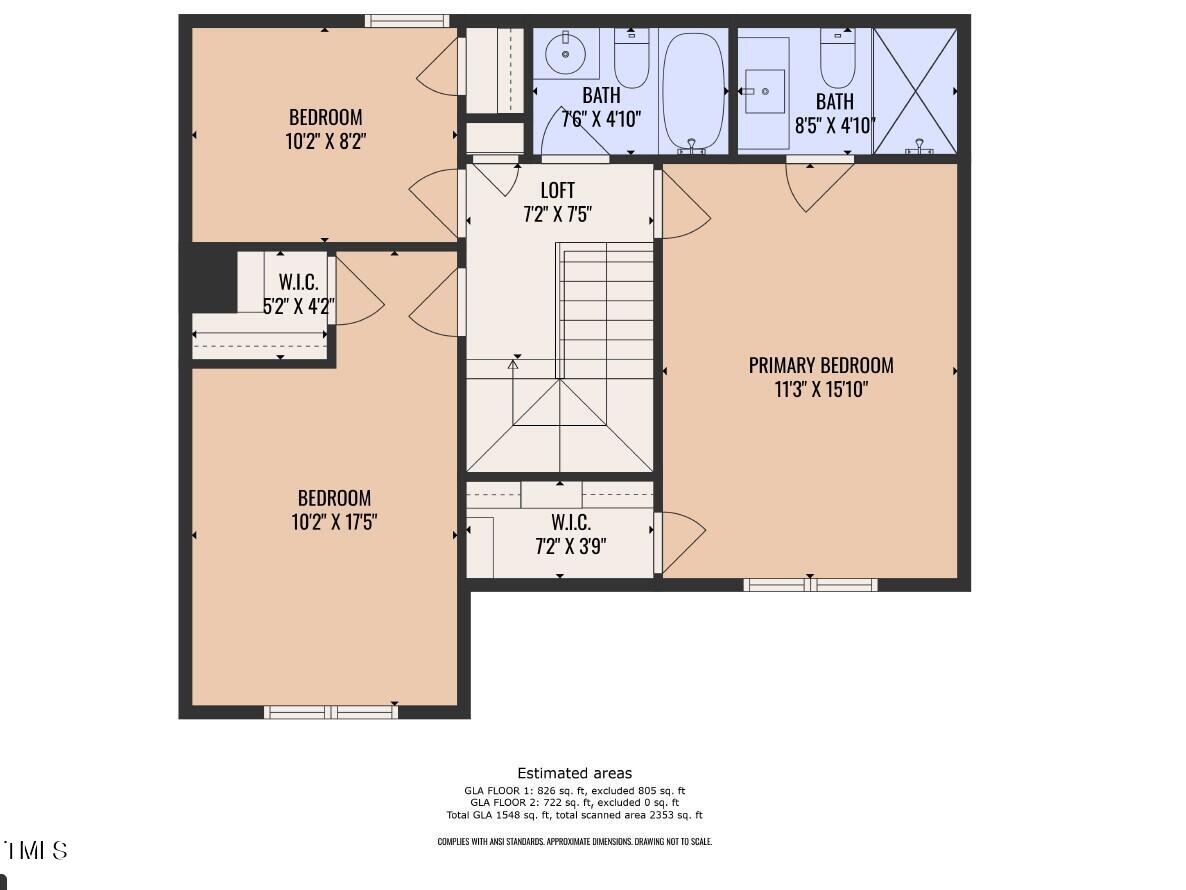 9208 Tree Meadow Lane Raleigh, NC 27603 - Photo 61 of 61 floorplan2 (2)