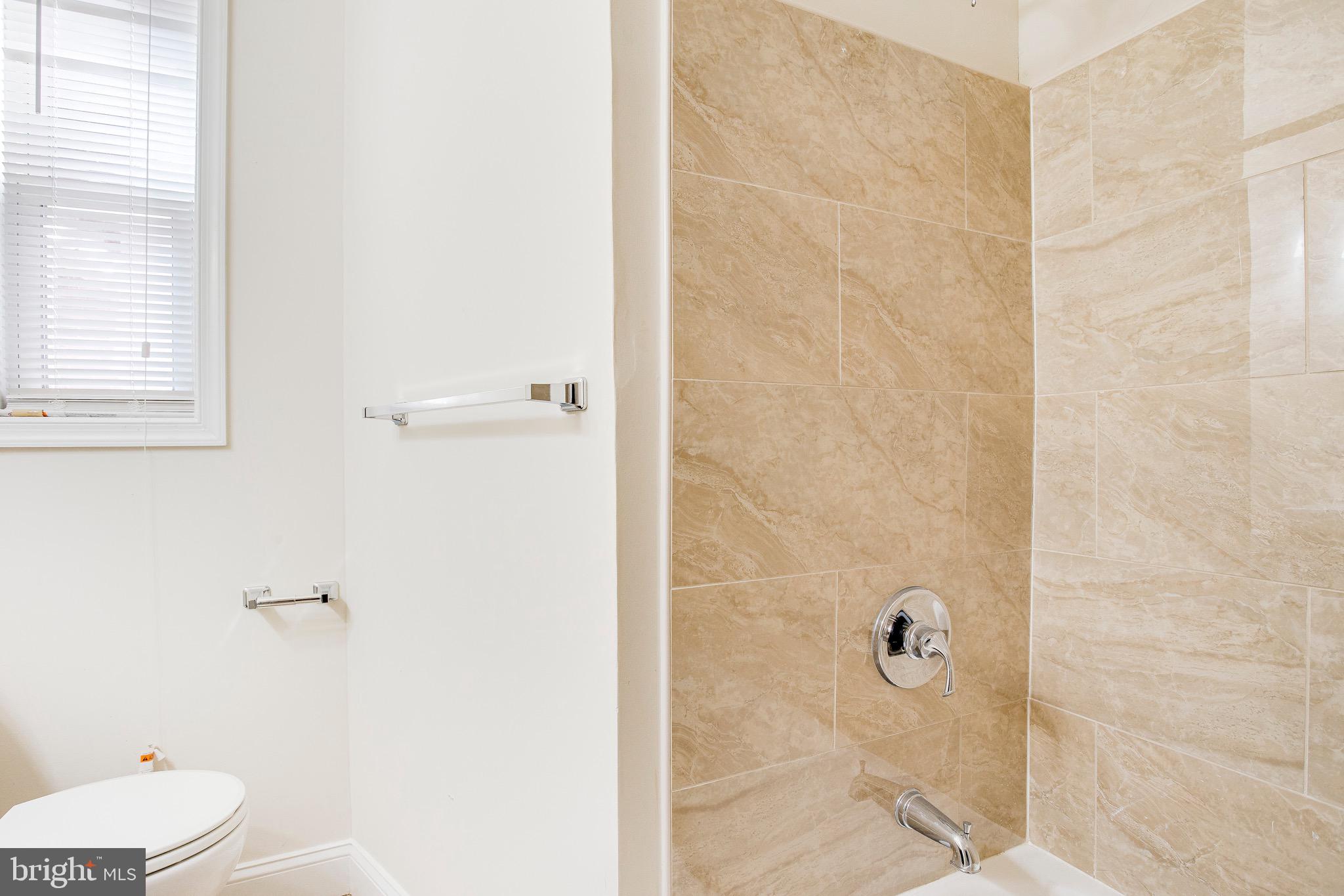 149 Denison Street, Unit 2 Baltimore, MD 21229 - Photo 12 of 19 a bathroom with a granite countertop shower