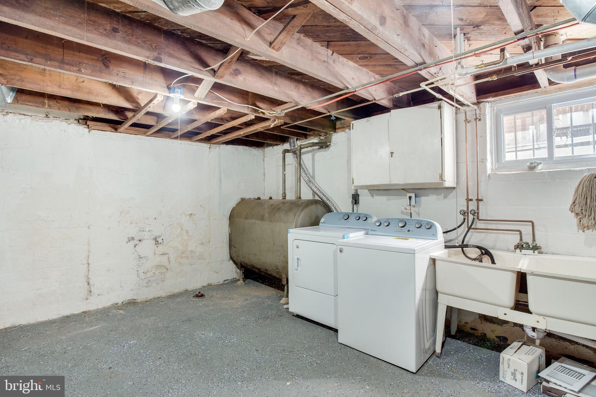149 Denison Street, Unit 2 Baltimore, MD 21229 - Photo 17 of 19 a utility room with dryer and washer
