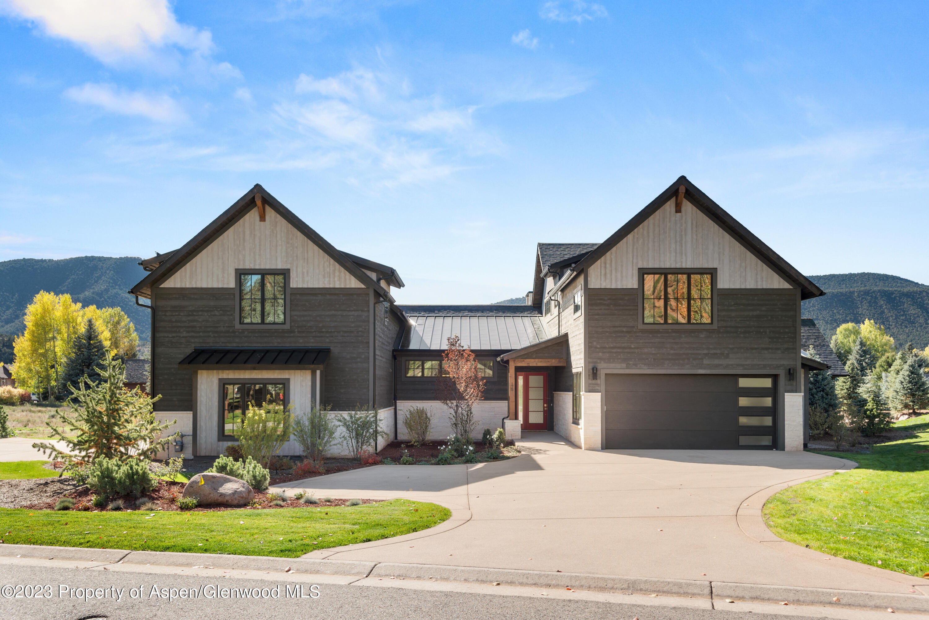 175 Diamond A Ranch Road Carbondale, CO 81623 - Photo 5 of 26 a front view of house with yard outdoor seating and barbeque oven