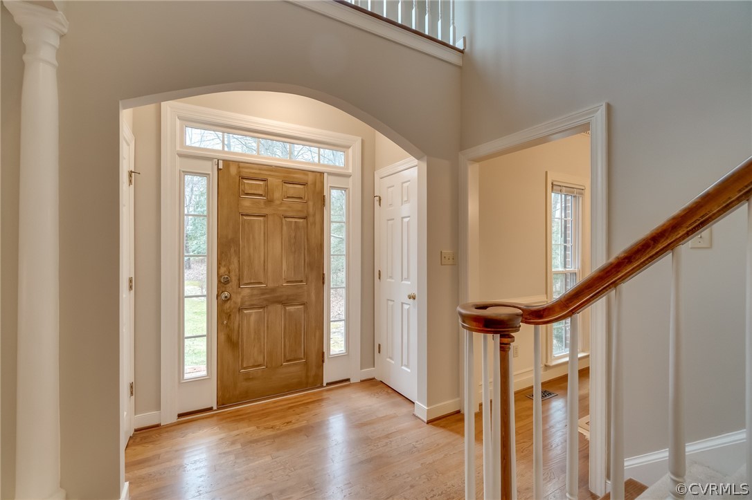 14621 Benefice Ridge Chesterfield, VA 23838 - Photo 12 of 49 a view of front door with stairs