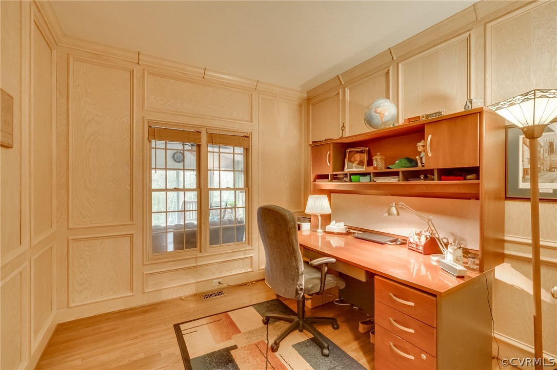 14621 Benefice Ridge Chesterfield, VA 23838 - Photo 17 of 49 a view of a workspace with furniture and a window