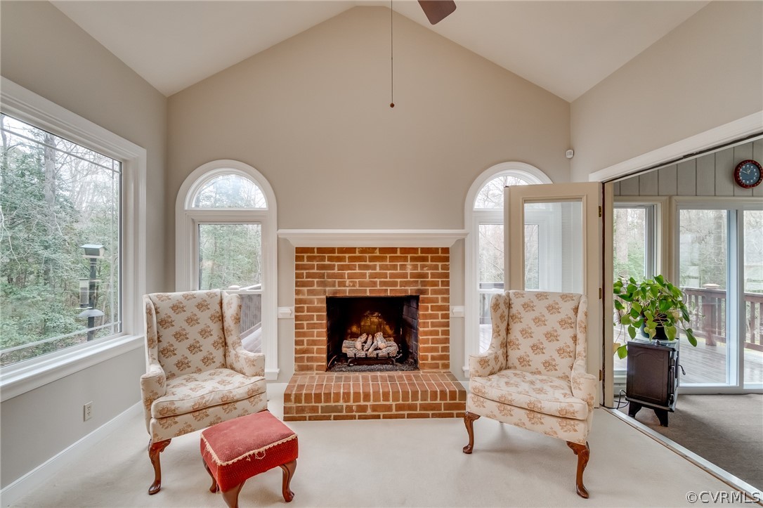 14621 Benefice Ridge Chesterfield, VA 23838 - Photo 28 of 49 a living room with furniture and a fireplace