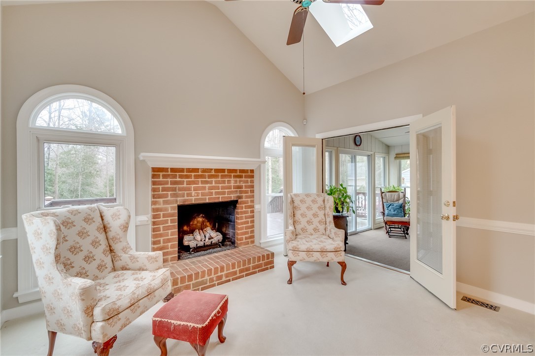 14621 Benefice Ridge Chesterfield, VA 23838 - Photo 30 of 49 a living room with furniture and a fireplace