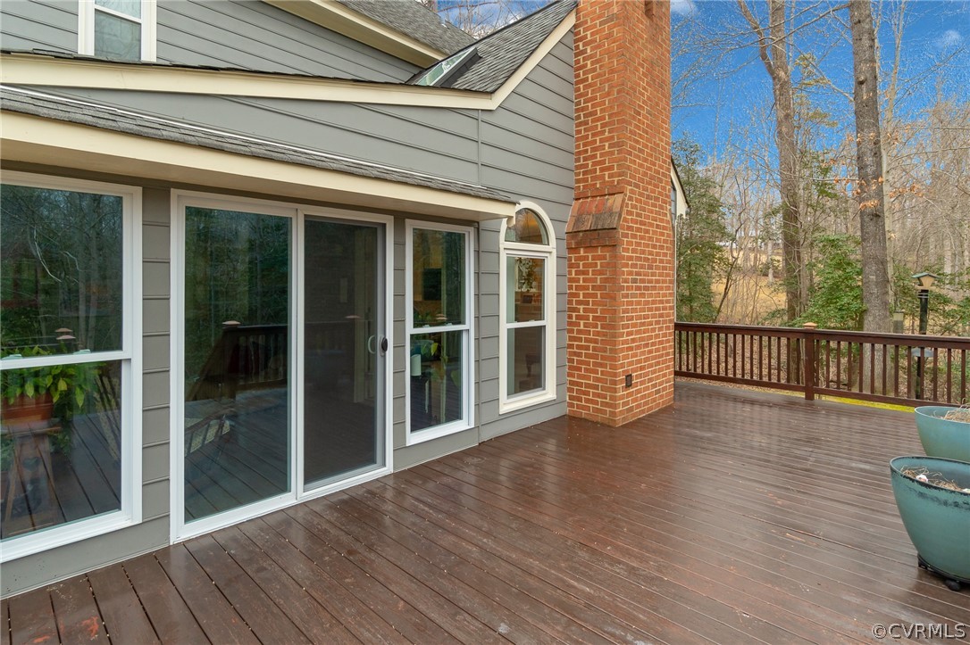 14621 Benefice Ridge Chesterfield, VA 23838 - Photo 9 of 49 a view of a balcony with wooden floor