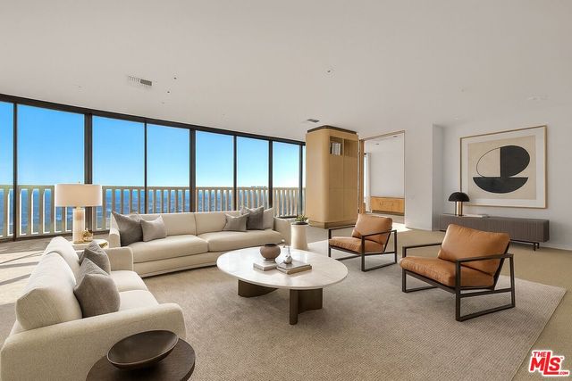 a view of a city with tall buildings