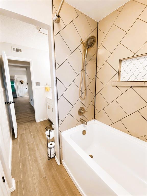 404 Old Mansfield Road Keene, TX 76059 - Photo 16 of 33 Bathroom from door from primary bedroom