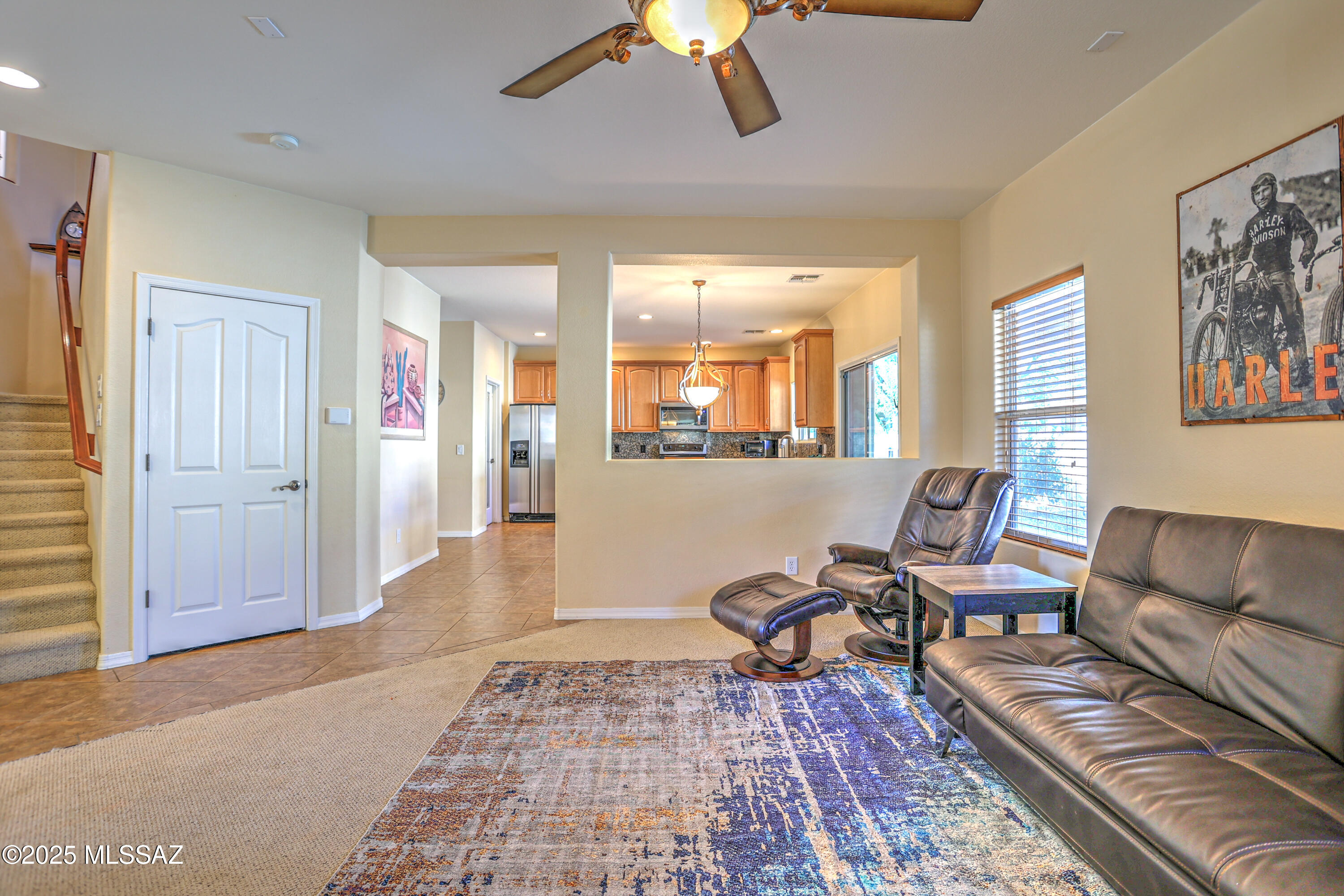 3551 East Mecate Road Tucson, AZ 85739 - Photo 11 of 49 Family Room Into Kitchen