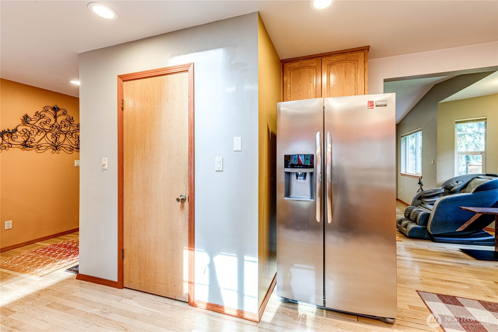 73 Ross Lane Port Angeles, WA 98363 - Photo 14 of 40 a kitchen with stainless steel appliances granite countertop a refrigerator and a sink