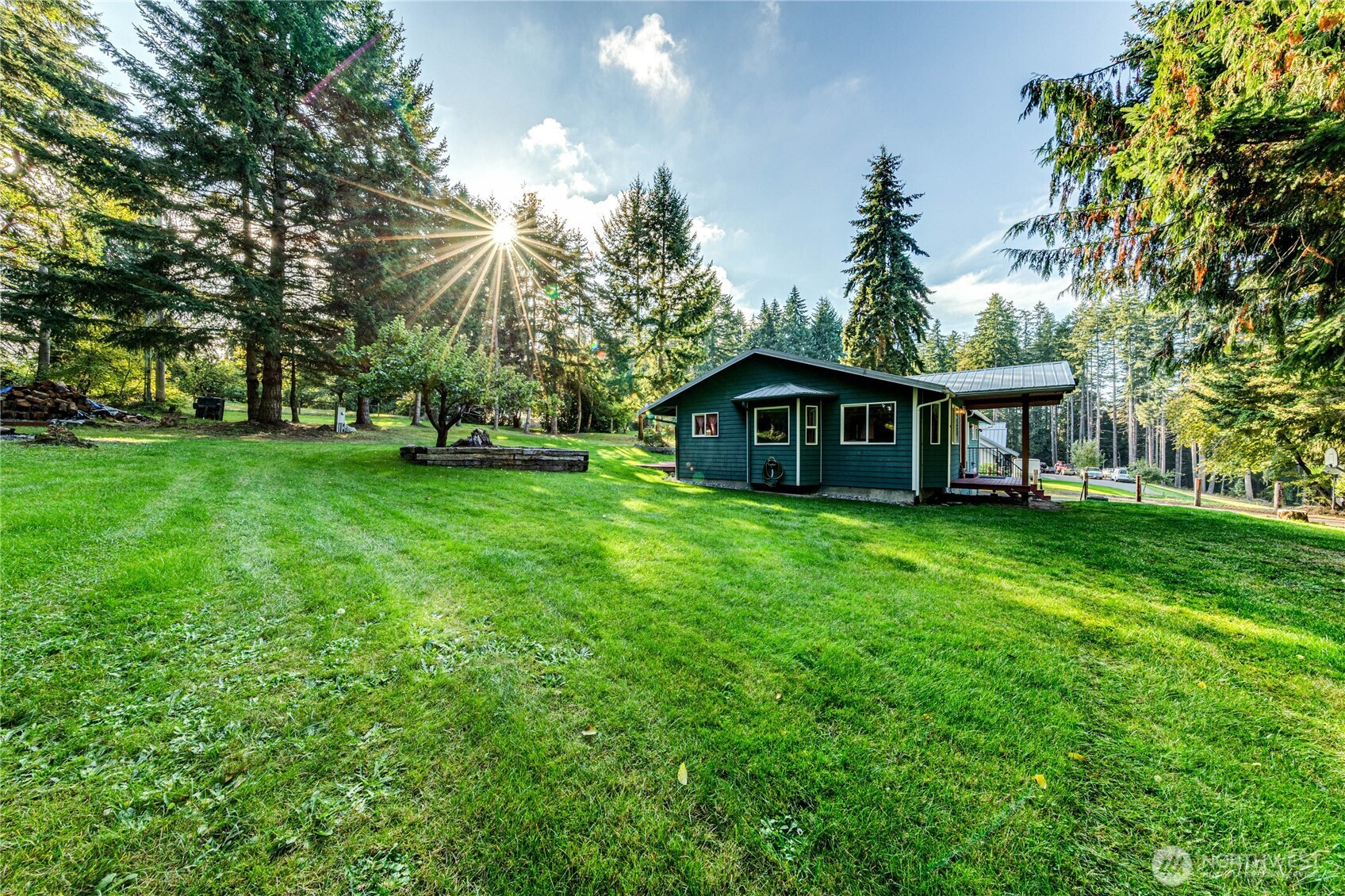 73 Ross Lane Port Angeles, WA 98363 - Photo 38 of 40 a front view of house with yard and green space