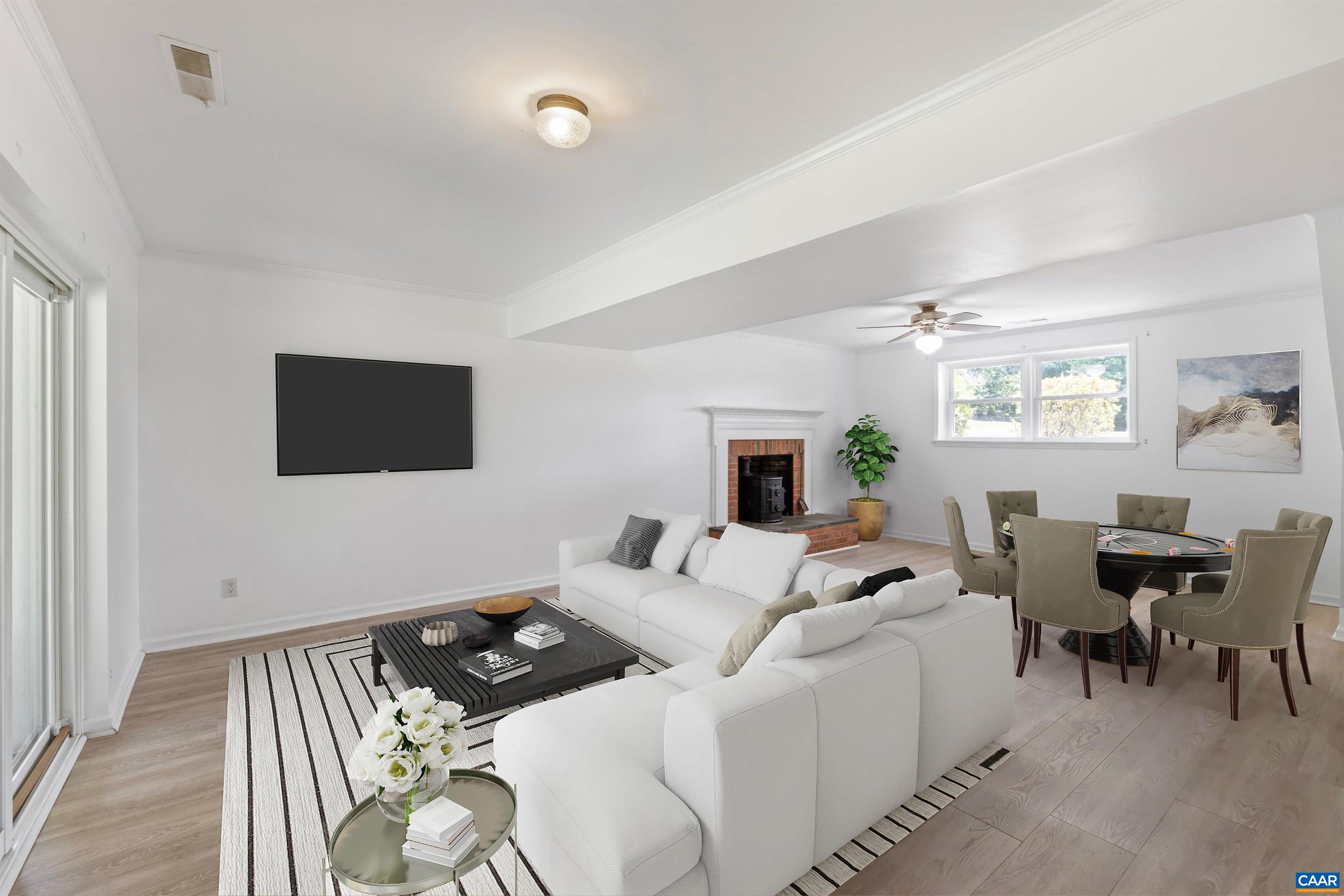 2612 Lawrence Road Charlottesville, VA 22901 - Photo 17 of 31 Rec room virtually staged