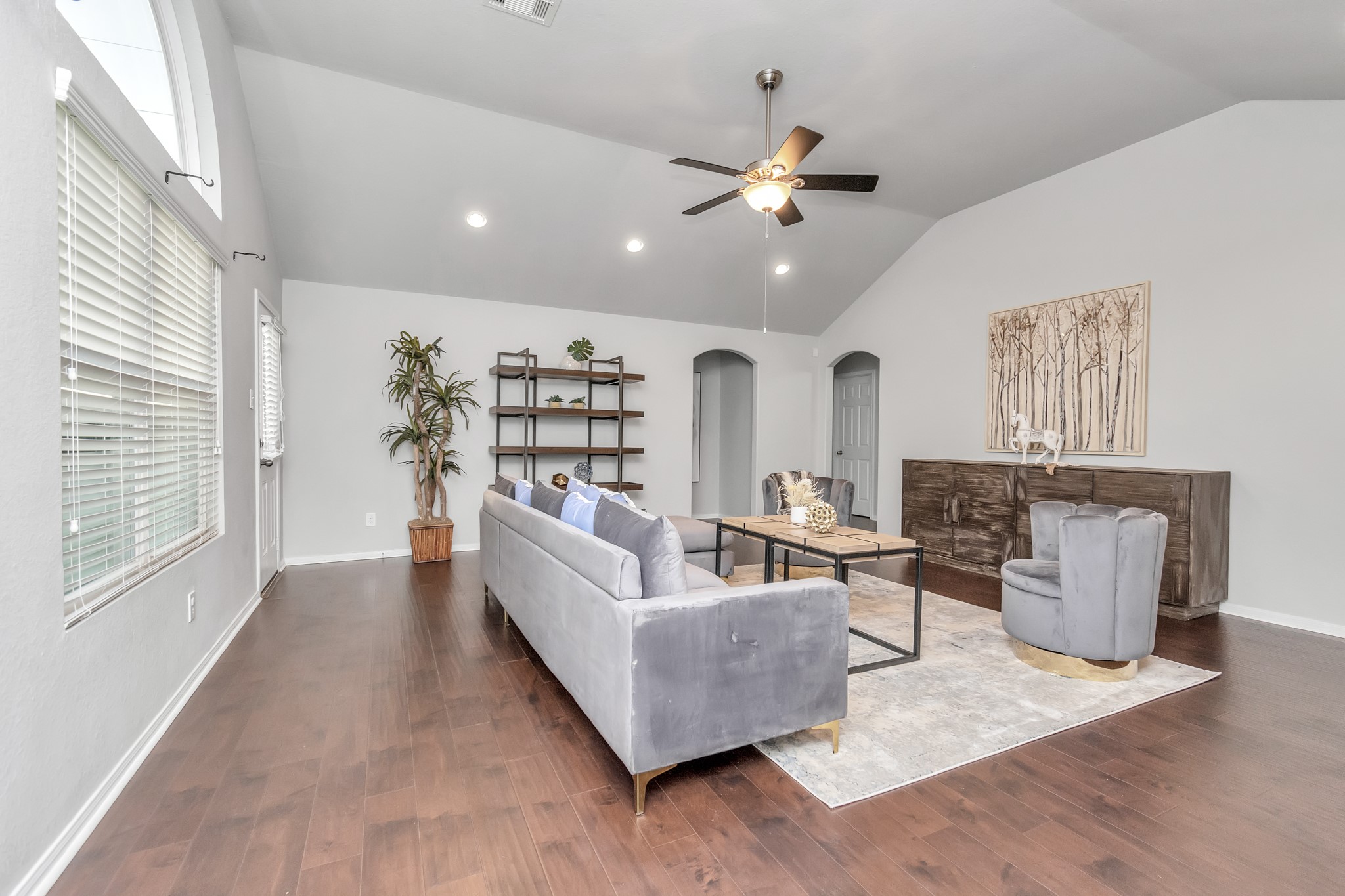 2411 Zephyr Lane Rosenberg, TX 77471 - Photo 4 of 20 a living room with furniture and a large window
