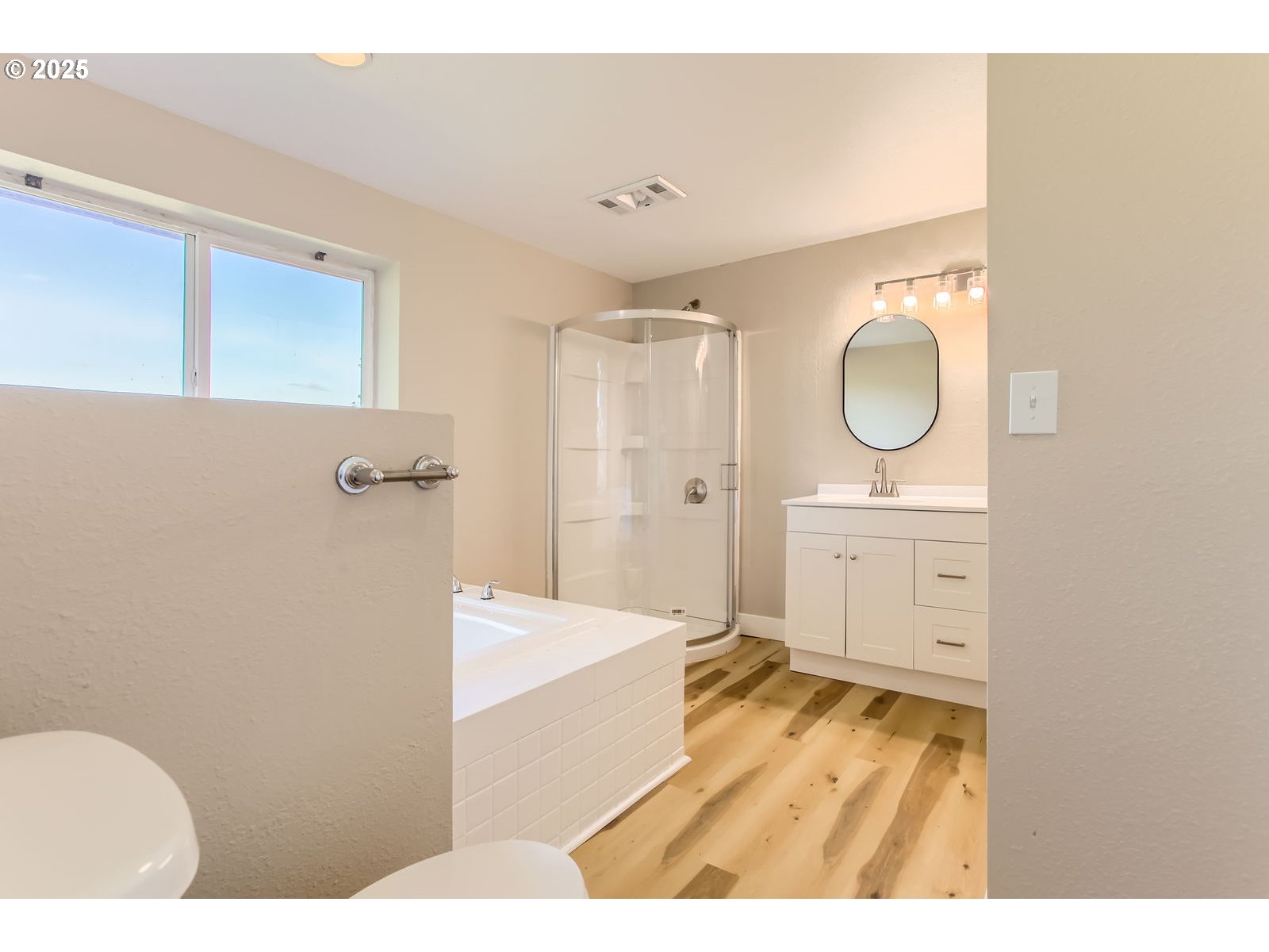 3131 Highway 47 Forest Grove, OR 97116 - Photo 18 of 30 a bathroom with a sink mirror toilet and shower