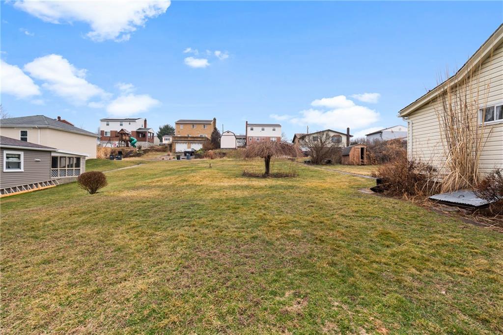 49 Gordon Street McKees Rocks, PA 15136 - Photo 27 of 27 a view of a yard with an outdoor space