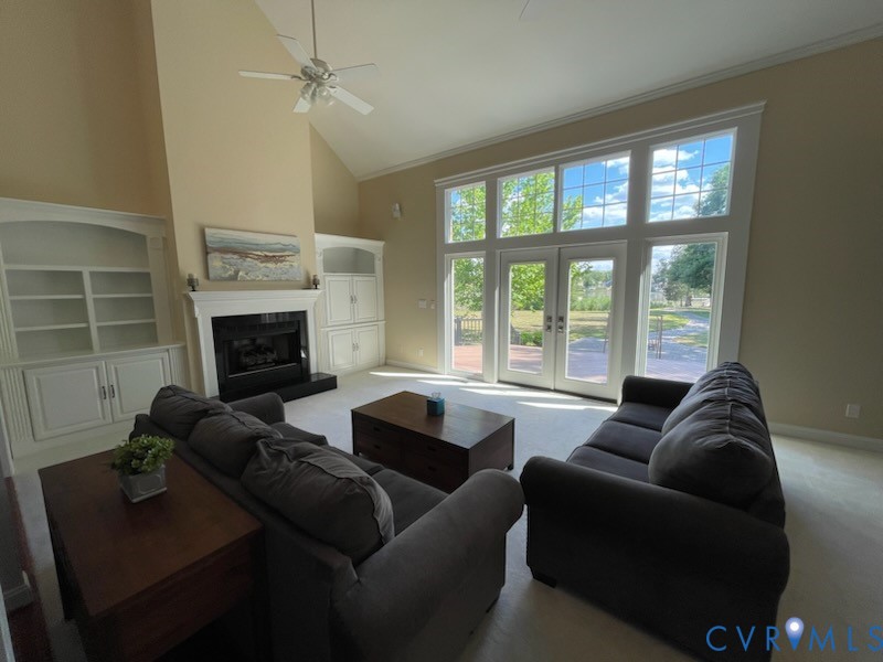 2872 East Point Drive Chesapeake, VA 23321 - Photo 7 of 13 fire place, w2w carpet, open to 2nd floor
