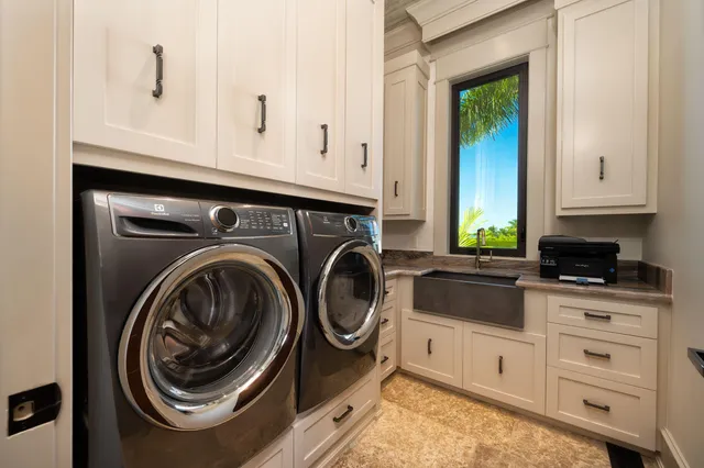a view of a room with wooden walls