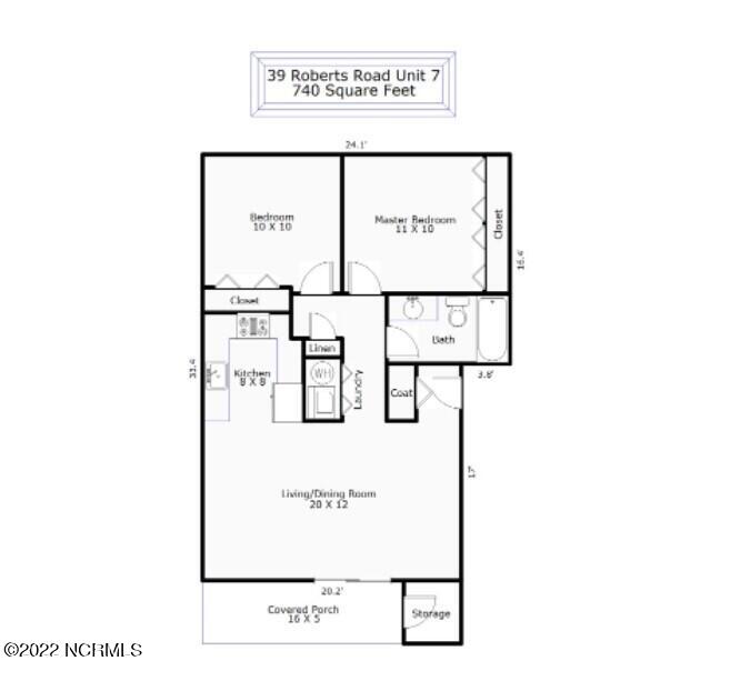 39 Roberts Road, Unit 7 Hampstead, NC 28443 - Photo 2 of 36 39 Roberts #7 measure.pdf