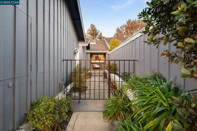 a view of outdoor space and garden