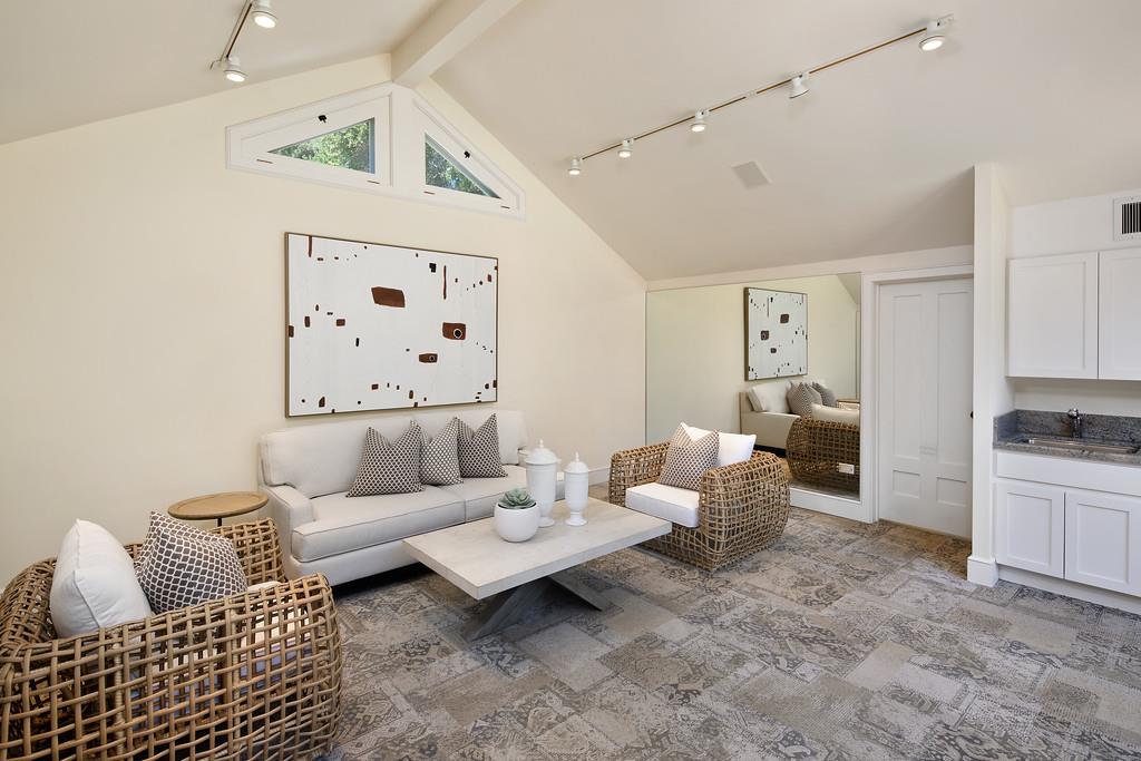 10 Faxon Forest Atherton, CA 94027 - Photo 16 of 16 a living room with furniture and a couch