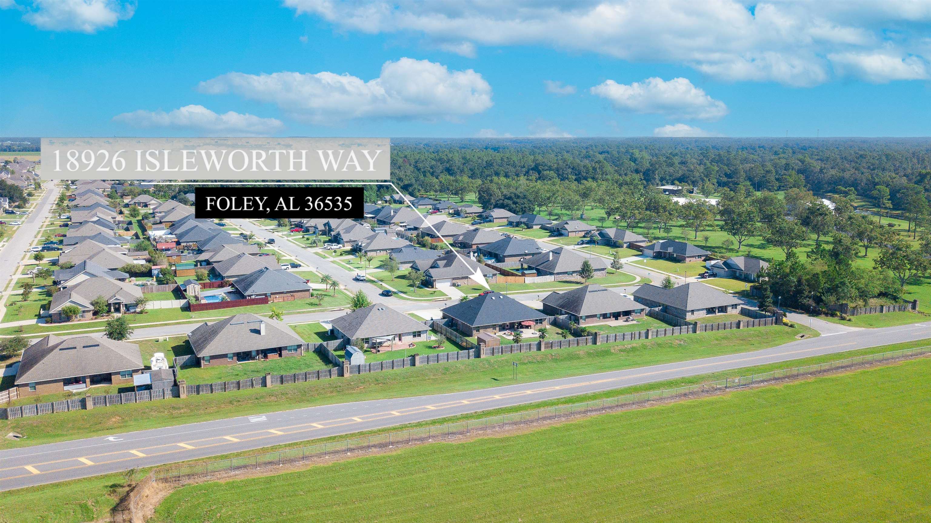 18926 Isleworth Way Foley, AL 36535 - Photo 32 of 33 Arial Shot